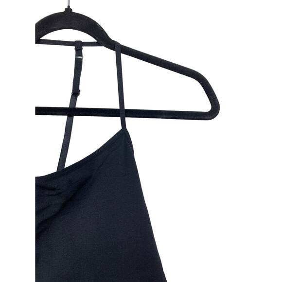 Fabletics Mandy Seamless Tank Top Womens Sz XL Black T-Back NEW - Picture 2 of 5